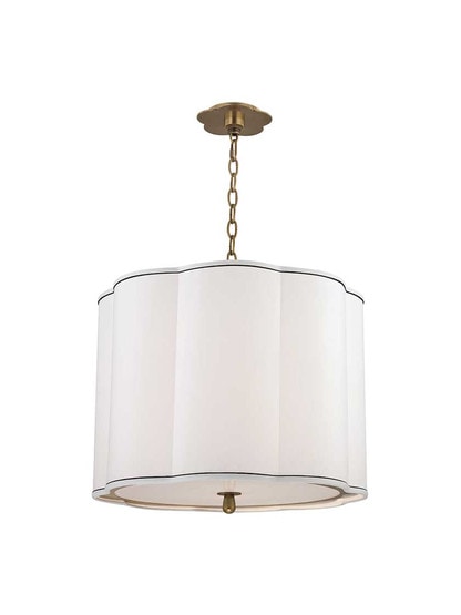 Sweeny 20 inch Pendant in Aged Brass.